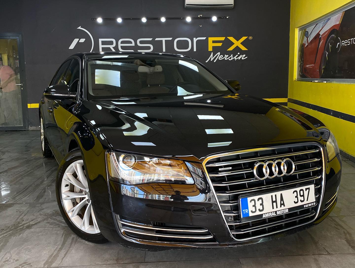 En iyisini isteyenlerin adresi. Audi A8L projesi (Bu hale gelirken geçtiği bütün aşamaları başa tutturulan hikaye kısmından takip edebilirsiniz) #restorfx#tb#tbt#car#carcare#detailing#tuning#otomobil#bodykit#seramik#exclusive#audi#audia8#audilove